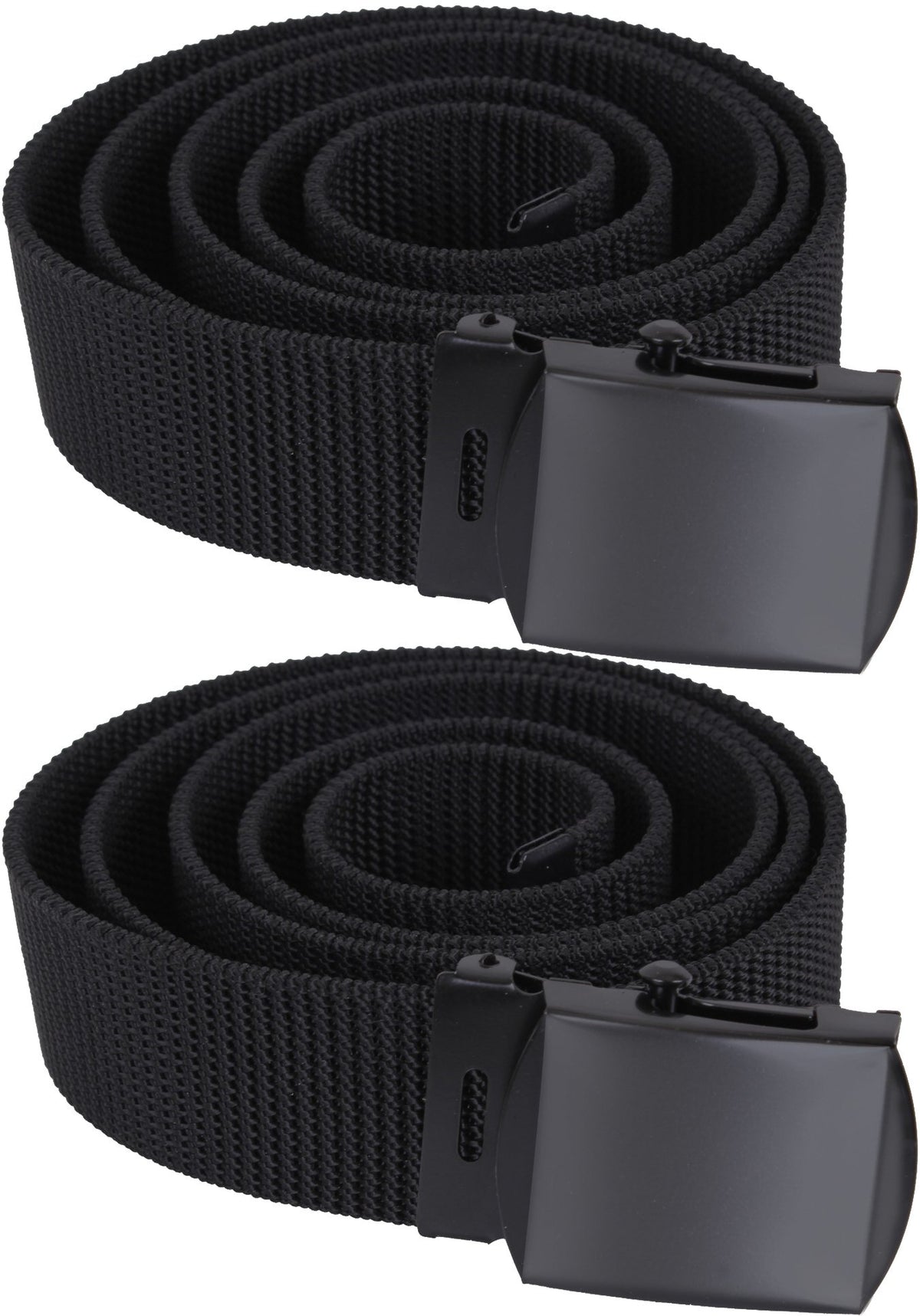 Nylon Web Belt Reversible Heavy Duty Tactical Military Waist Webbed Belt with Metal Slider Buckle