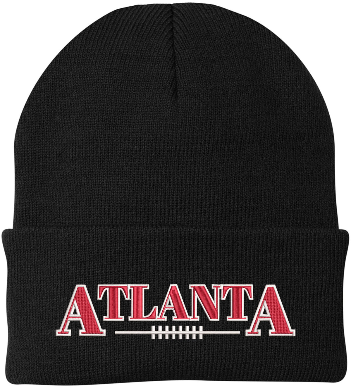 USA Football League City Embroidered Beanie National US Footballs Colors Game Day Winter Warm Watch Cap