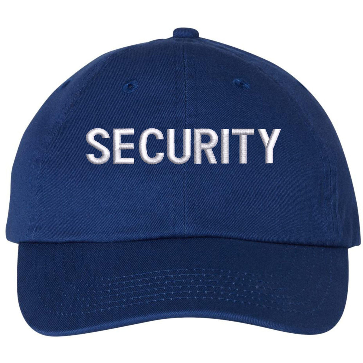 SECURITY Low Profile Baseball Dad Cap Unstructured Uniform Guard Officer Agent Adjustable Hat