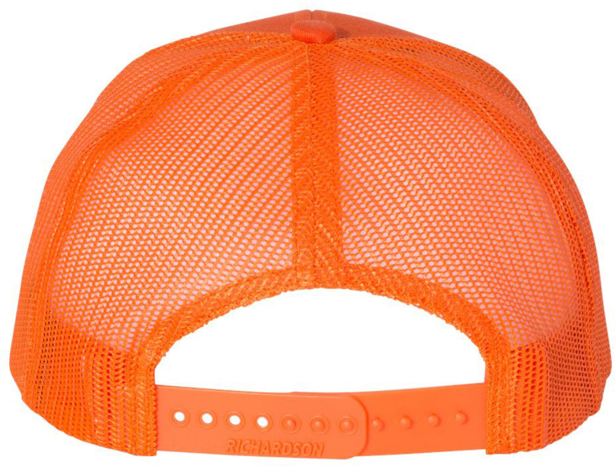 Compton Old English Embroidered Trucker Hat | Classic Deluxe Snapback Mesh Snapback Cap