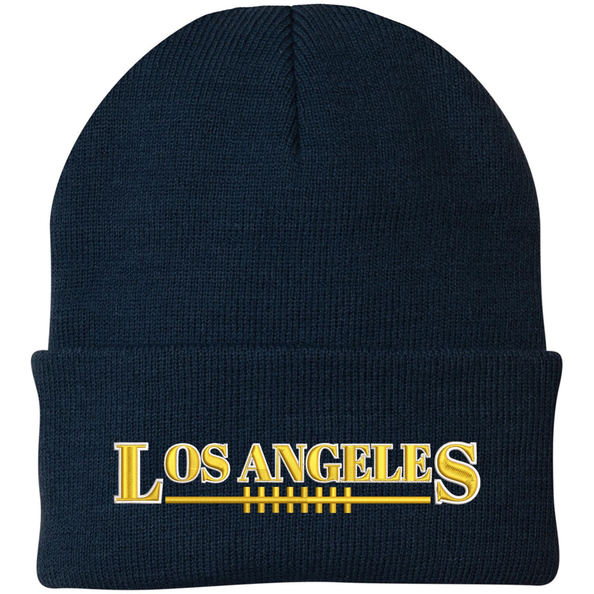 USA Football League City Embroidered Beanie National US Footballs Colors Game Day Winter Warm Watch Cap