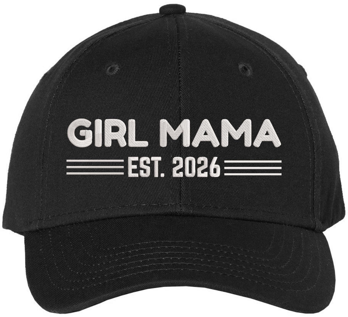 Boy Mama or Girl Mama Est 2026 Cap – Embroidered Mom Gift Hat – 100% Cotton Adjustable