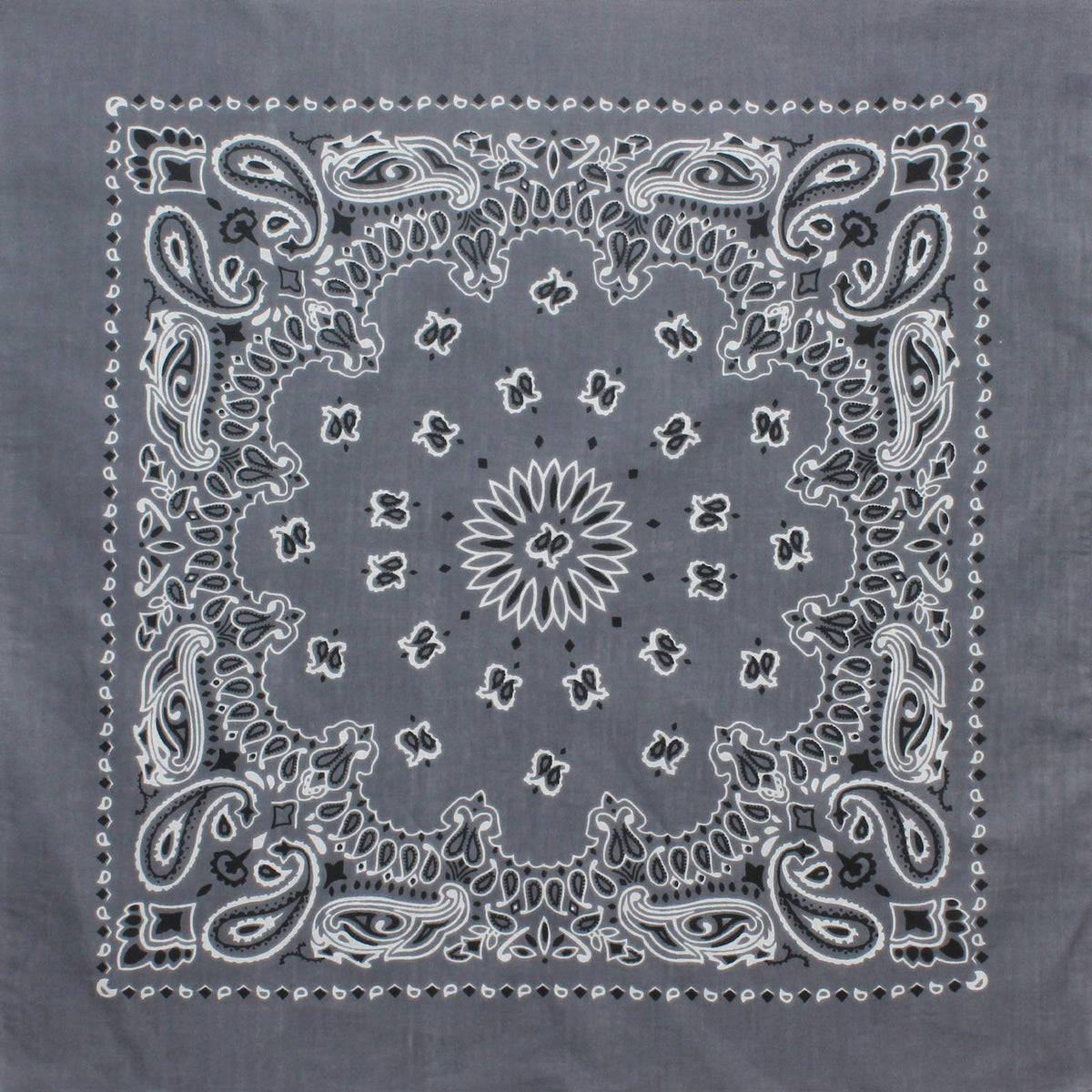 Trainmen Paisley 27" Jumbo Military Bandana Head Scarf Do-rag 100% Cotton Bandanna Face Cover 6-Pack