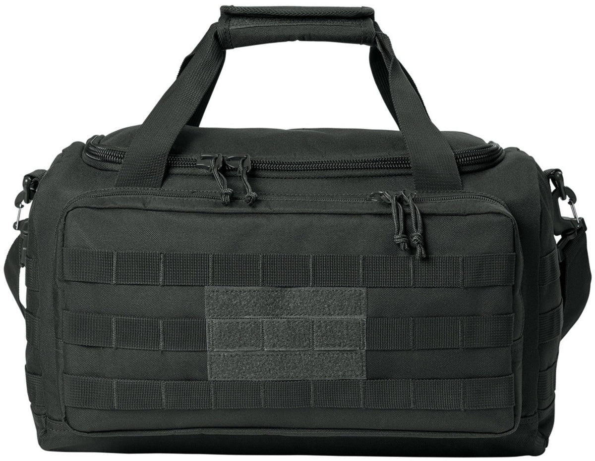 Tactical Gear MOLLE Carry Bag, Durable 600D Polyester, Patch-Ready & Padded Strap, Medium Size
