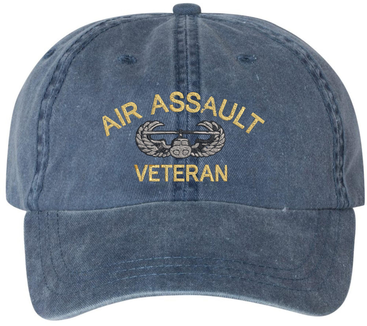 Air Assualt Veteran Embroidered Baseball Cap | USA Military Army Patriotic 100% Cotton Unisex Hat
