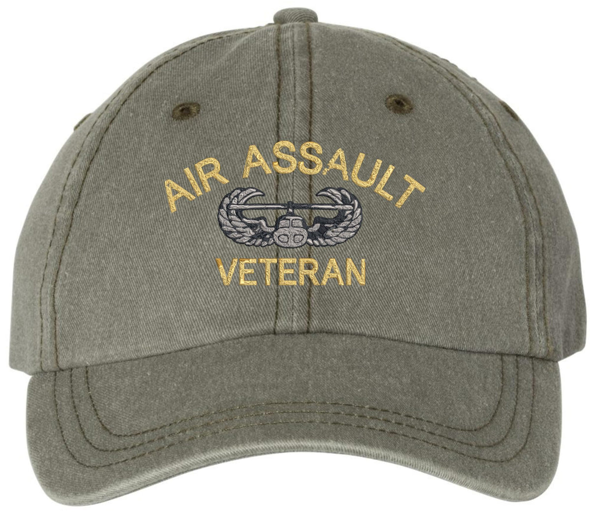 Air Assualt Veteran Embroidered Baseball Cap | USA Military Army Patriotic 100% Cotton Unisex Hat