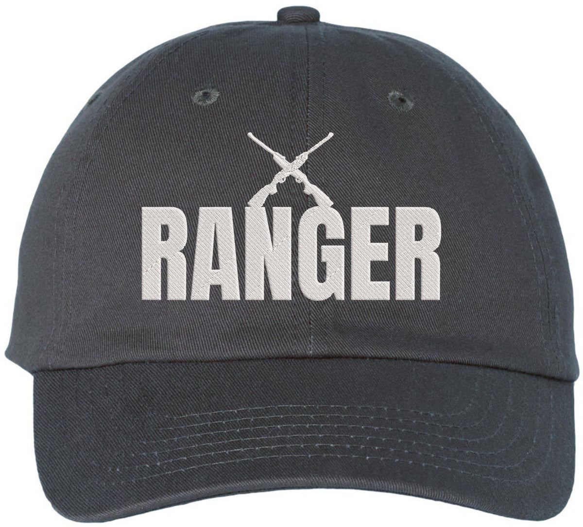 Ranger Crossed Rifles Embroidered Dad Hat | Army Training Tactical Rangers Adjustable Cotton Cap