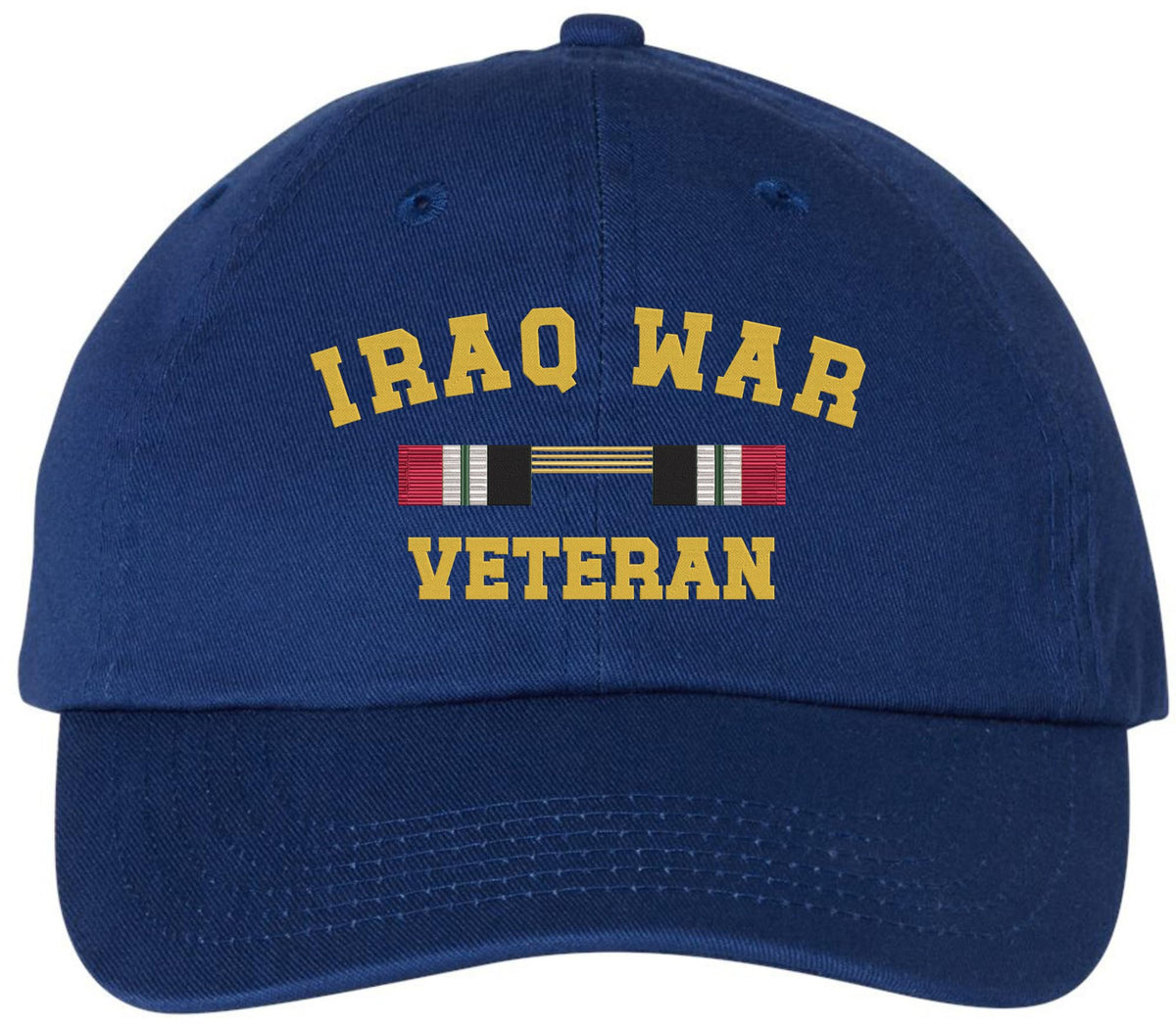 Iraq War Veteran Embroidered Baseball Cap | USA Military Army Patriotic 100% Cotton Adjustable Unisex Hat