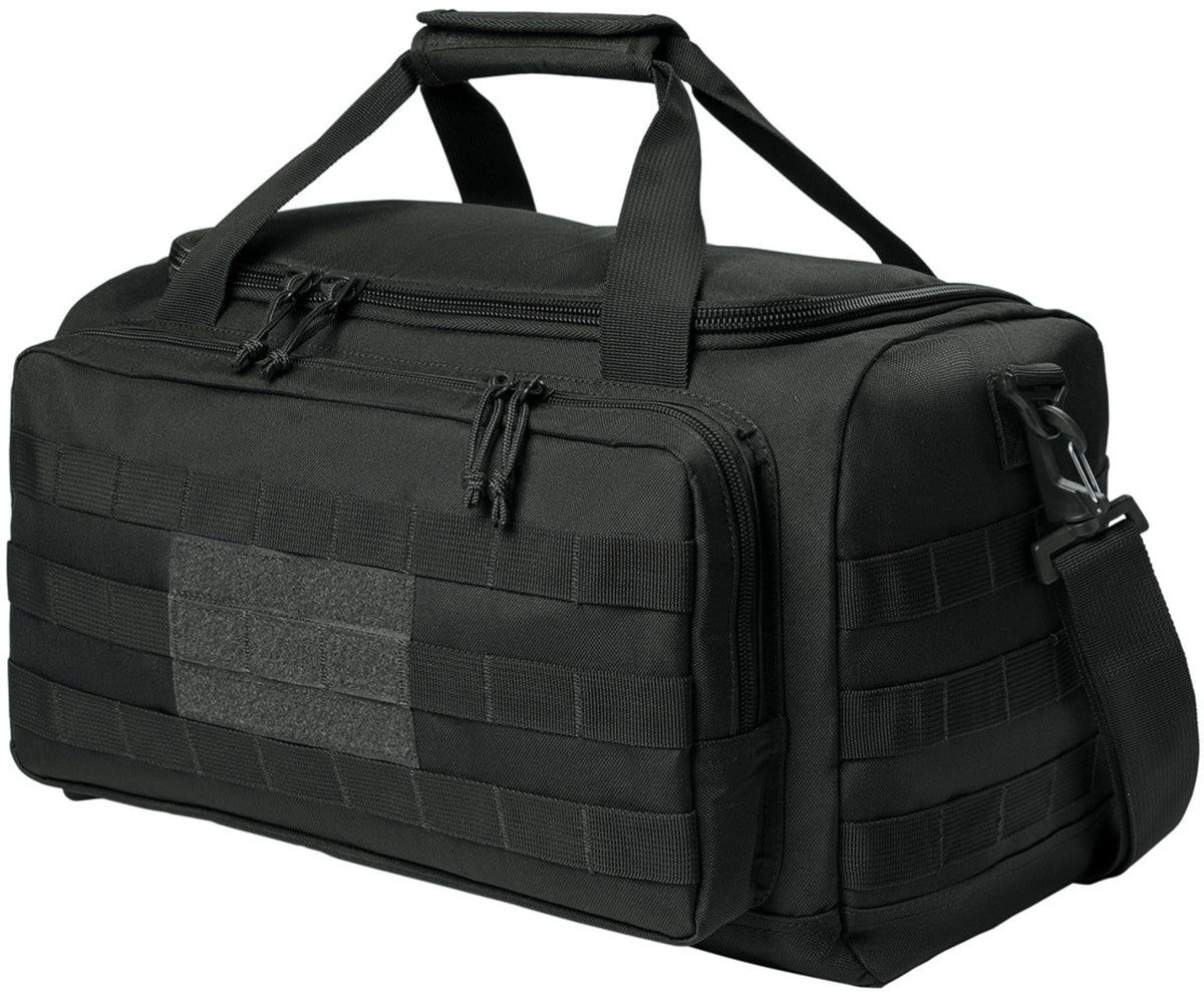 Tactical Gear MOLLE Carry Bag, Durable 600D Polyester, Patch-Ready & Padded Strap, Medium Size