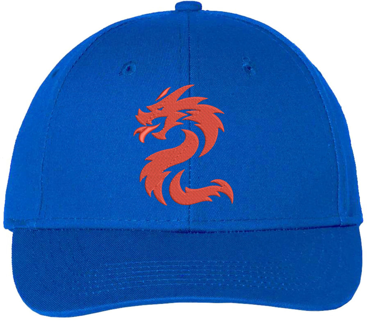 Serpent Dragon Baseball Cap Mythical Creature Hat Adjustable Oriental Snake Embroidered Headwear for Men Women