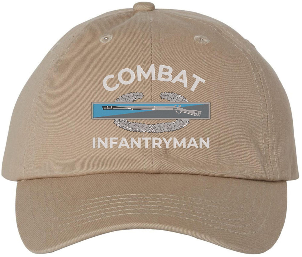 Combat Infantryman Embroidered Baseball Cap - Army CIB & Veteran Gift for Men & Women - 100% Cotton Adjustable Hat