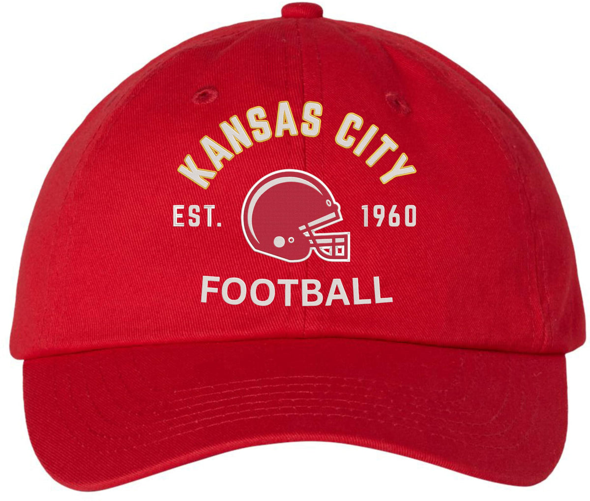 Football Team Dad Hat USA Embroidered Cotton Cap Adjustable Buckle National League Color Helmet Fan Hat