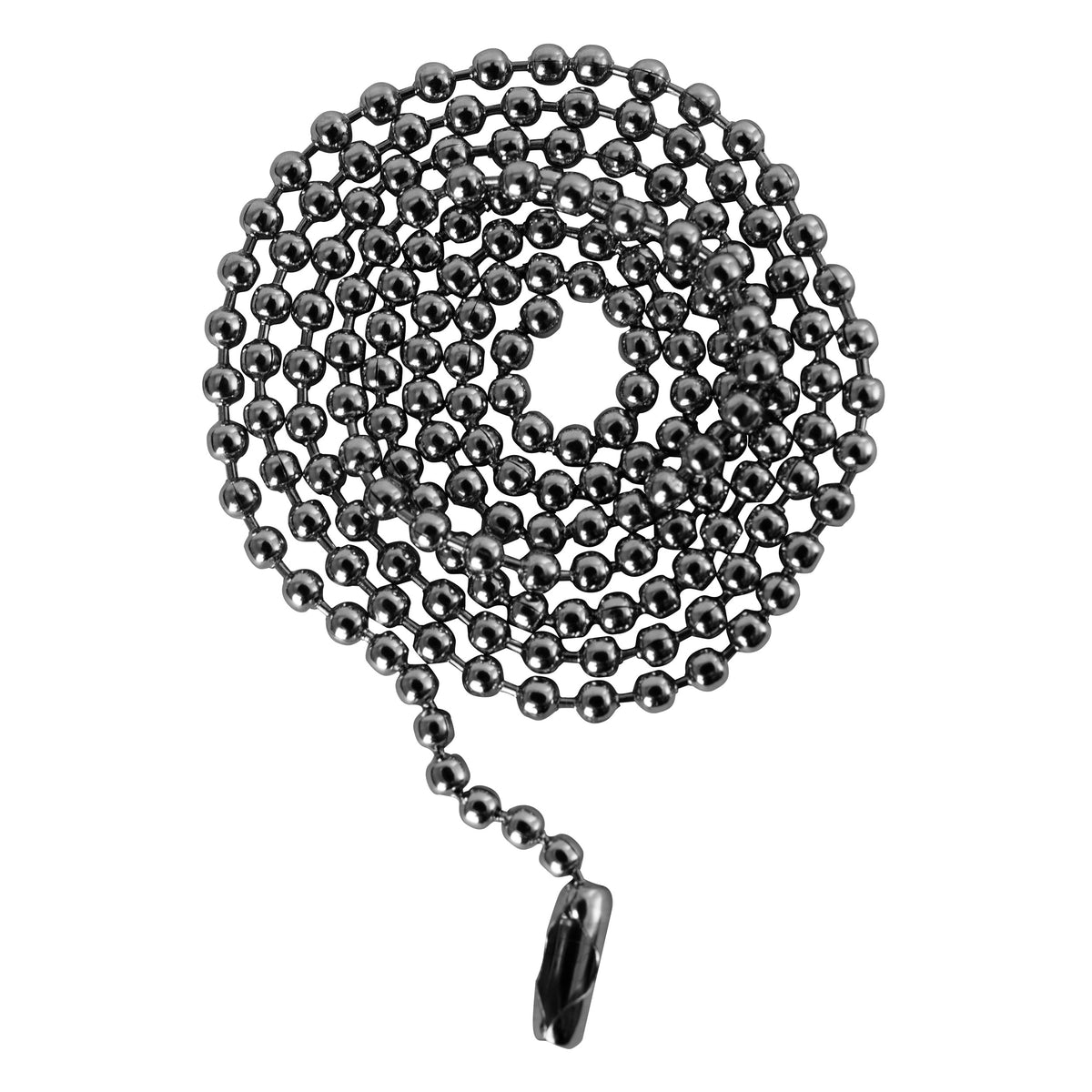 Black - Military GI Style Dog Tag Chain Set with 24 in. and 4 1 2 in. Chains