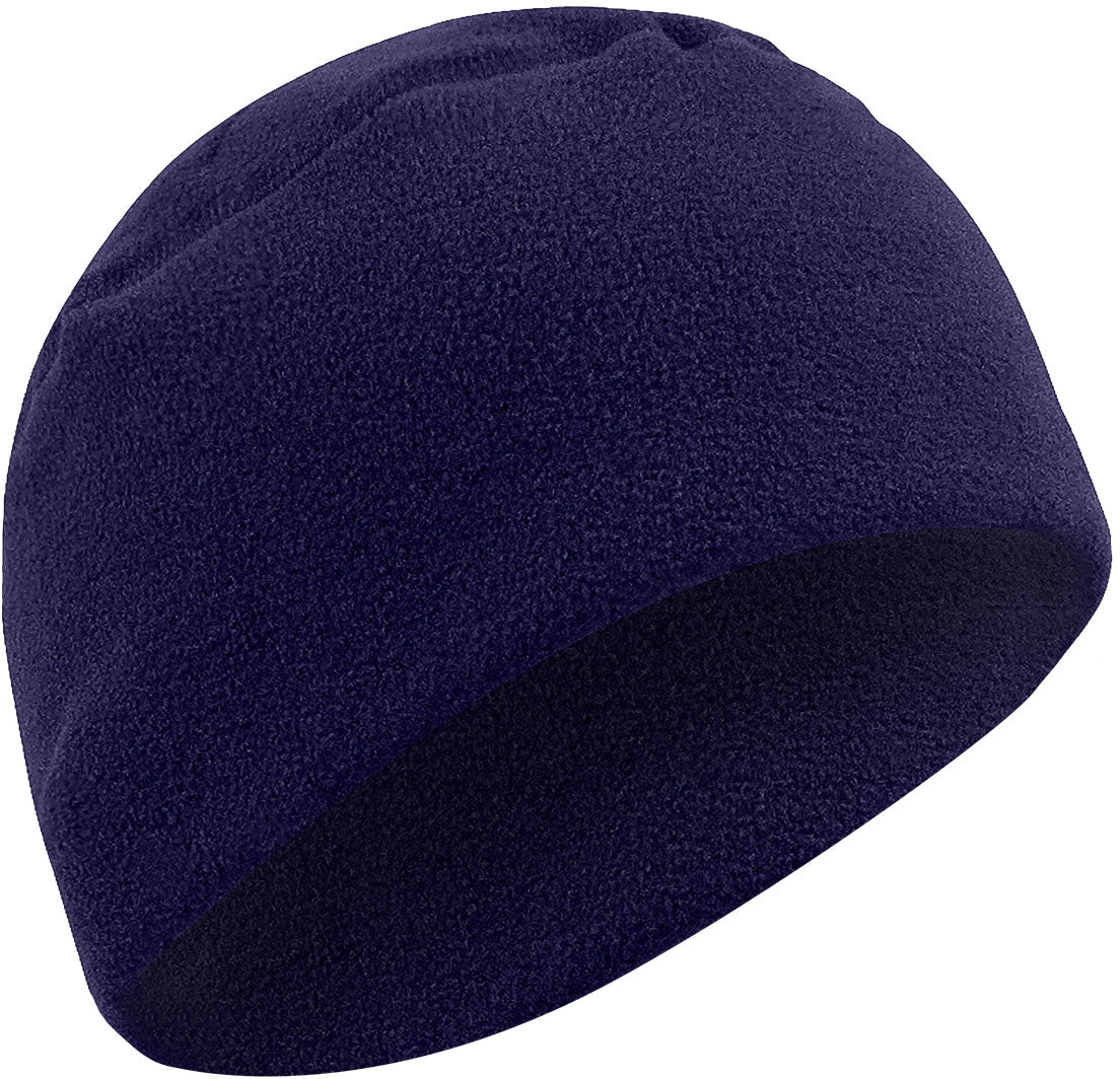 Navy Blue - Polar Fleece Watch Cap Tactical Large Skull Watchman Beanie
