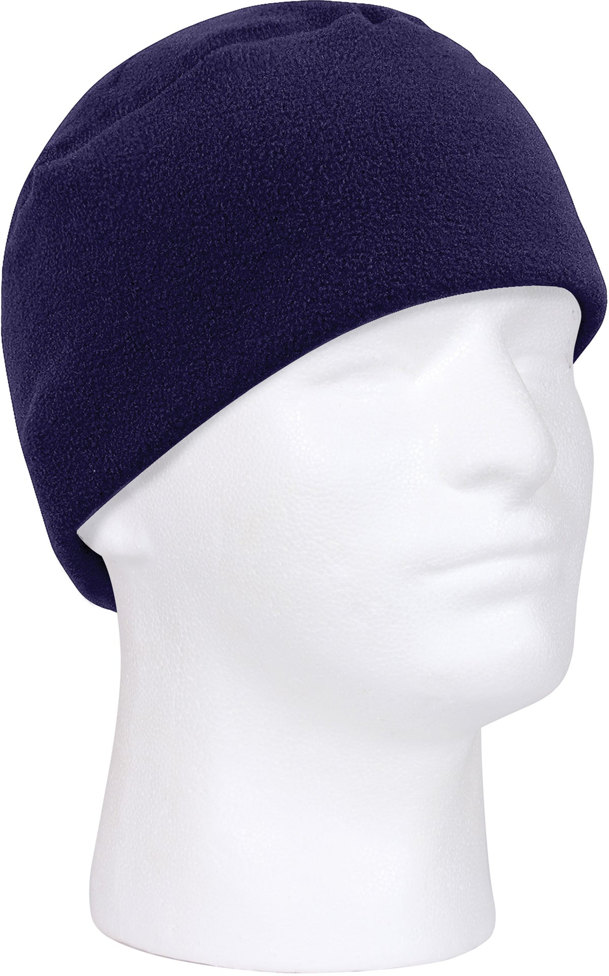 Navy Blue - Polar Fleece Watch Cap Tactical Large Skull Watchman Beanie