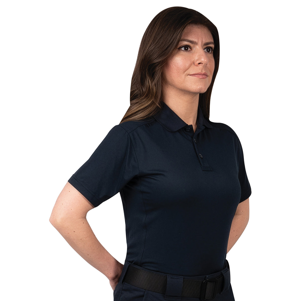 Womens Tactical Polo Shirt Short Sleeve Stretch Quick Dry Performance Uniform