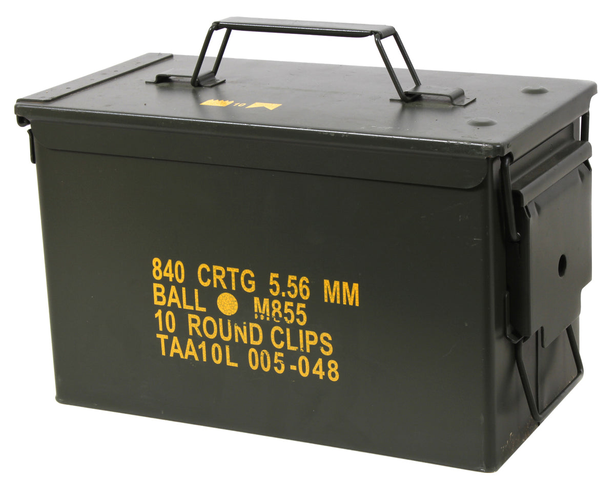 Metal Ammo Can .50 Cal. - Original US Military Surplus Used M2A1