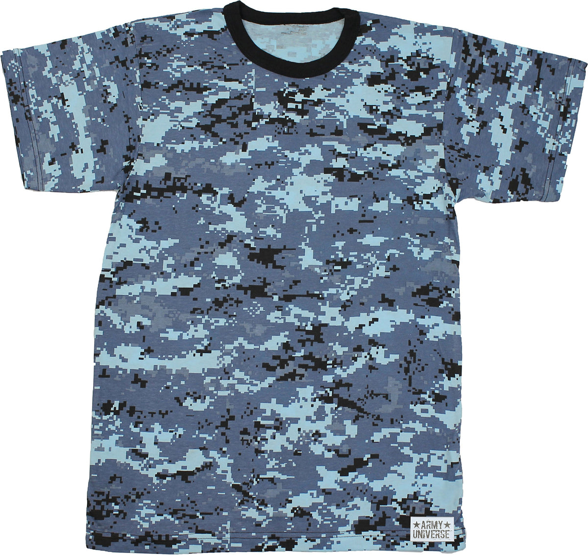 Tactical Camouflage T-Shirt Army Fashion Color Camo Military Crewneck Short Sleeve Top Tee Shirt