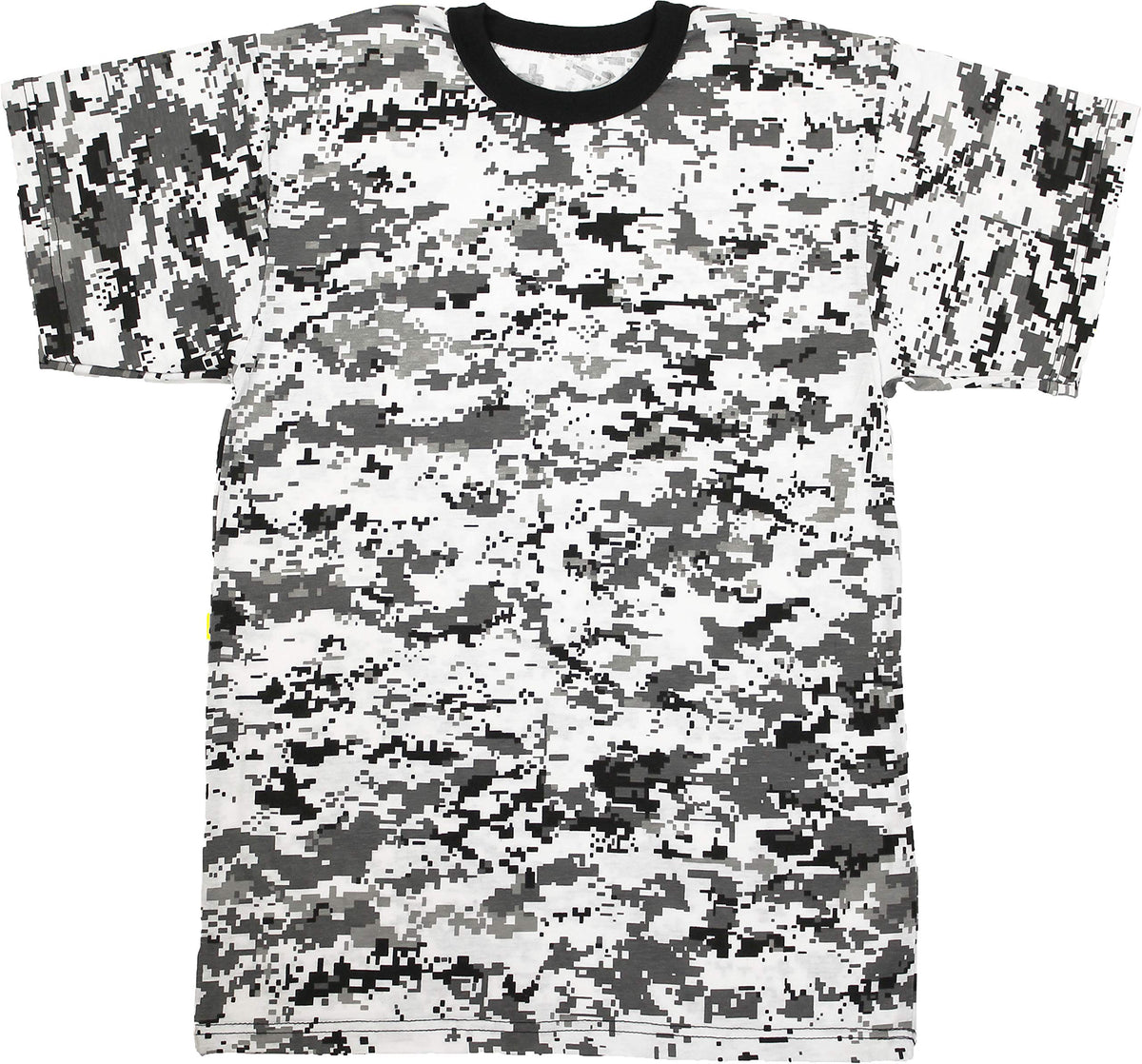 Tactical Camouflage T-Shirt Army Fashion Color Camo Military Crewneck Short Sleeve Top Tee Shirt
