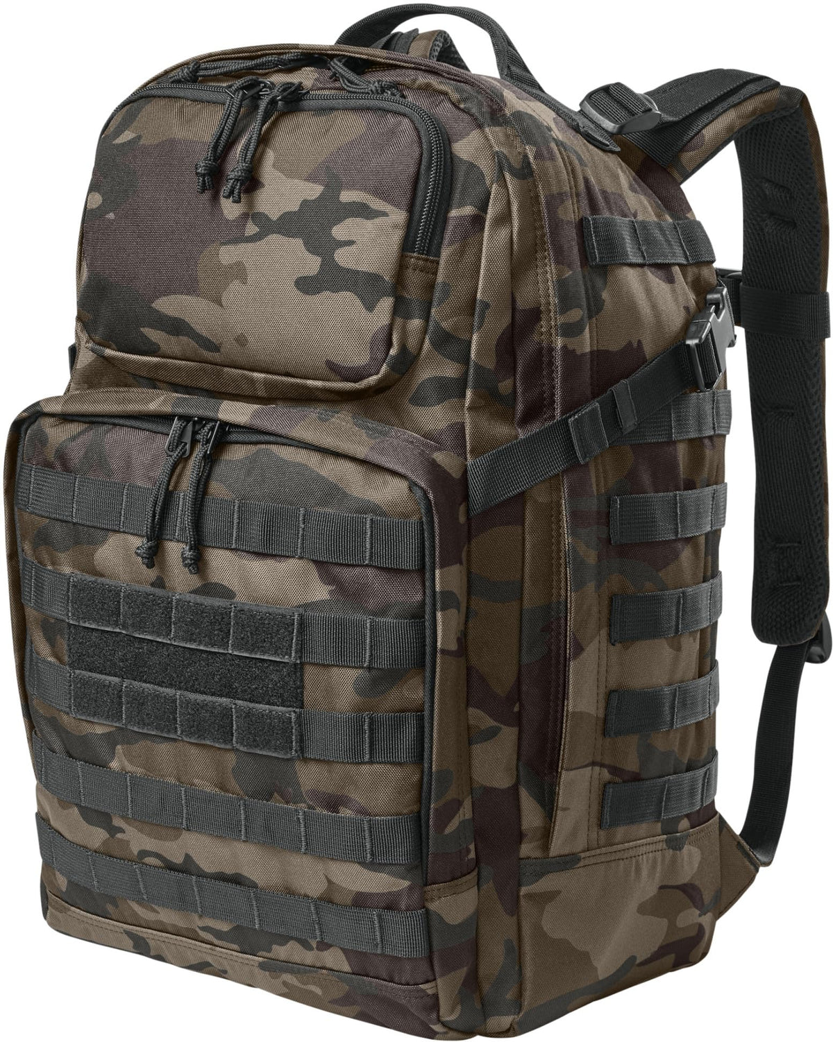 Tactical Outdoors MOLLE Backpack, 600D Poly Canvas Tough Durable Work & Equipment Bag 32L