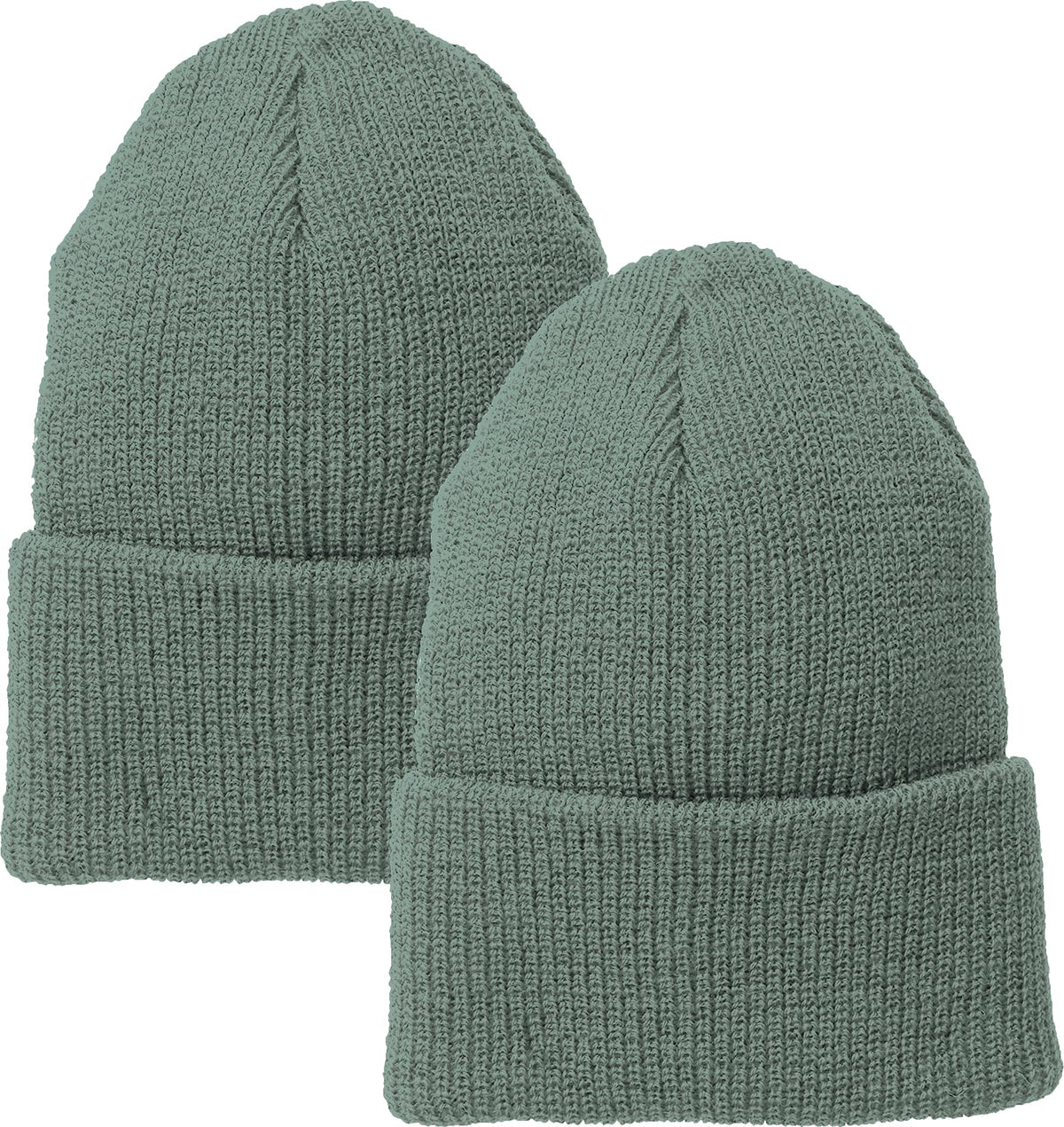 Military Genuine GI Watch Cap Warm Winter USN Wool Beanie Solid Cuffed Army Hat 2-PACK