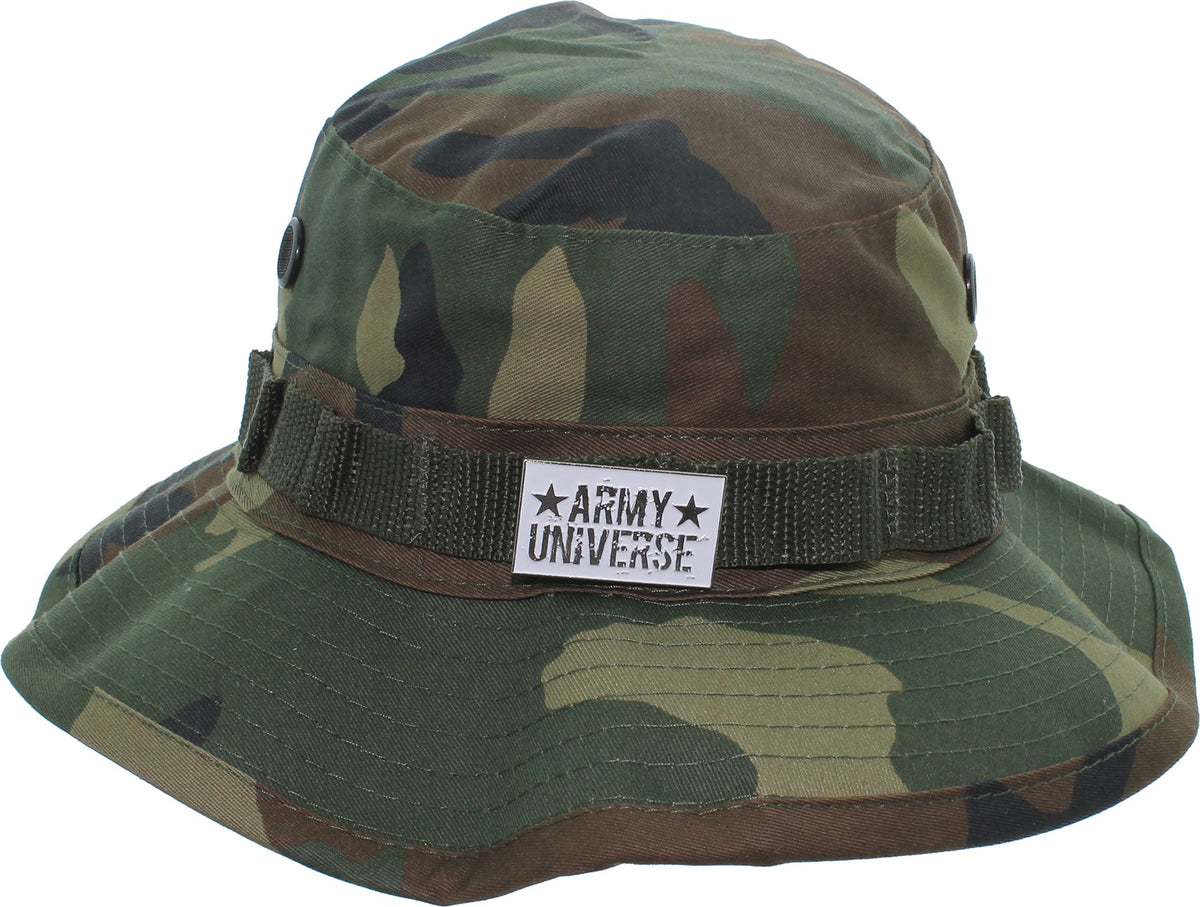 Tactical Boonie Hat Military Bucket Cap Camo Digital or Solid Wide Brim Sun Fishing Bush Booney Hunting Headwear