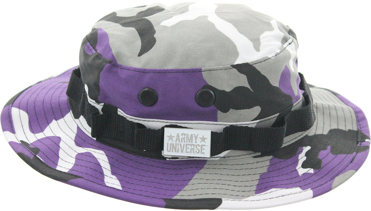 Tactical Boonie Hat Military Bucket Cap Camo Digital or Solid Wide Brim Sun Fishing Bush Booney Hunting Headwear