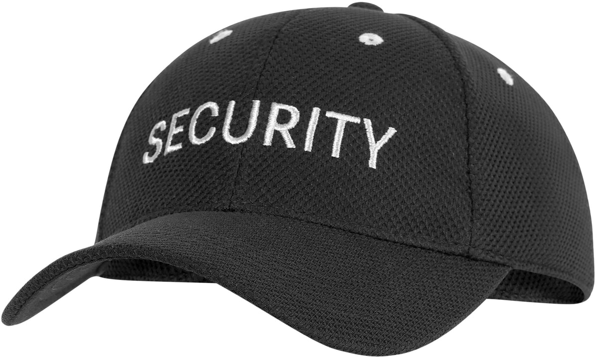 Black - Law Enforcement SECURITY Mesh Low Profile Adjustable Cap