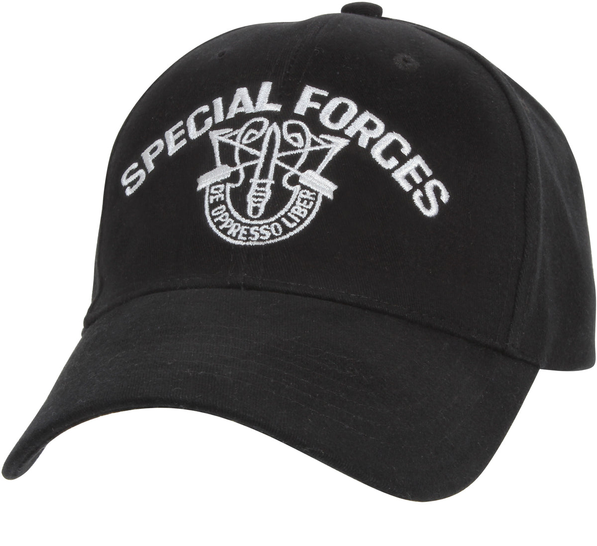 Black - SPECIAL FORCES Adjustable Cap with Special Forces Emblem