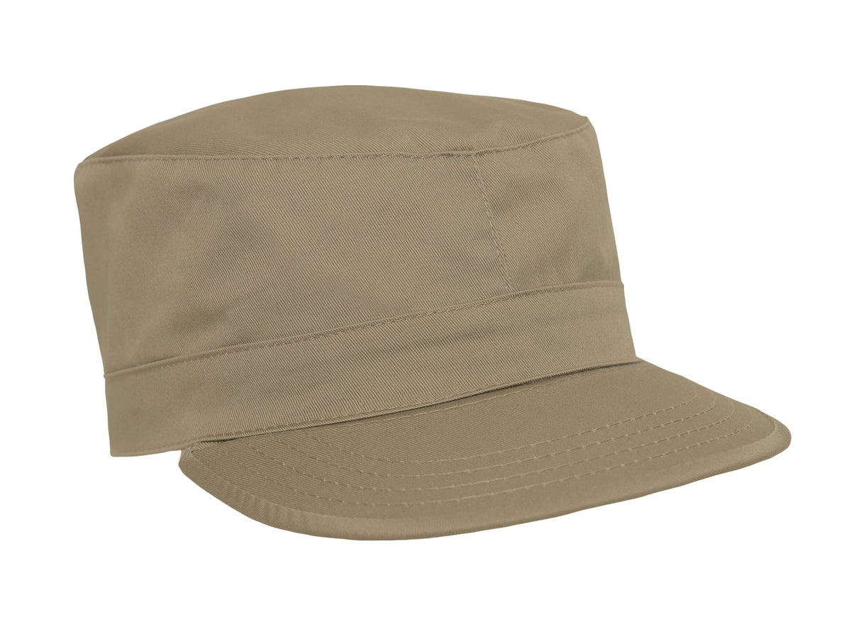 Khaki - Military Fatigue Cap - Polyester Cotton