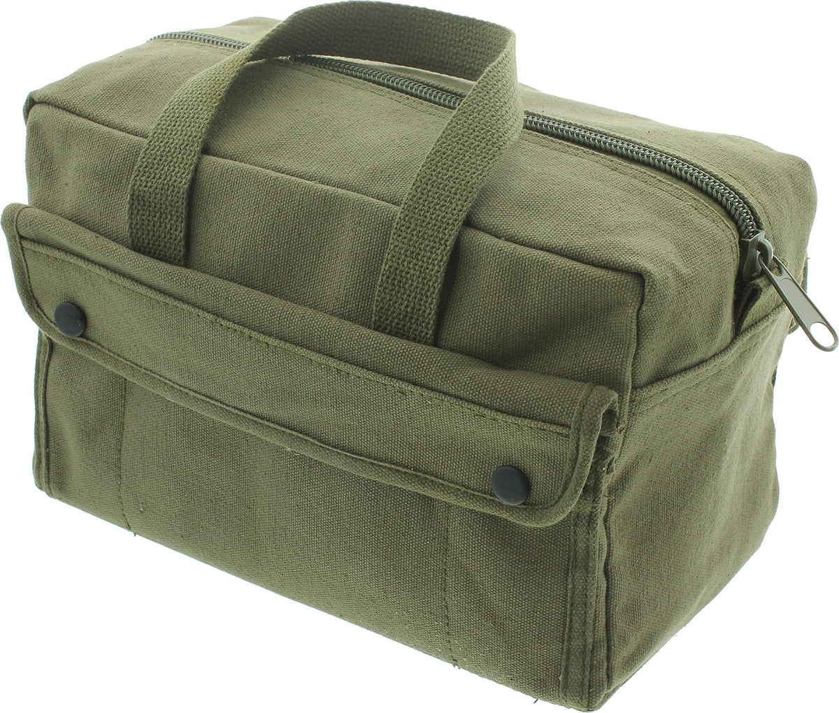 Heavy Duty Cotton Canvas Tool Bag - Military Field Carry Bag - General Purpose Storage Bag