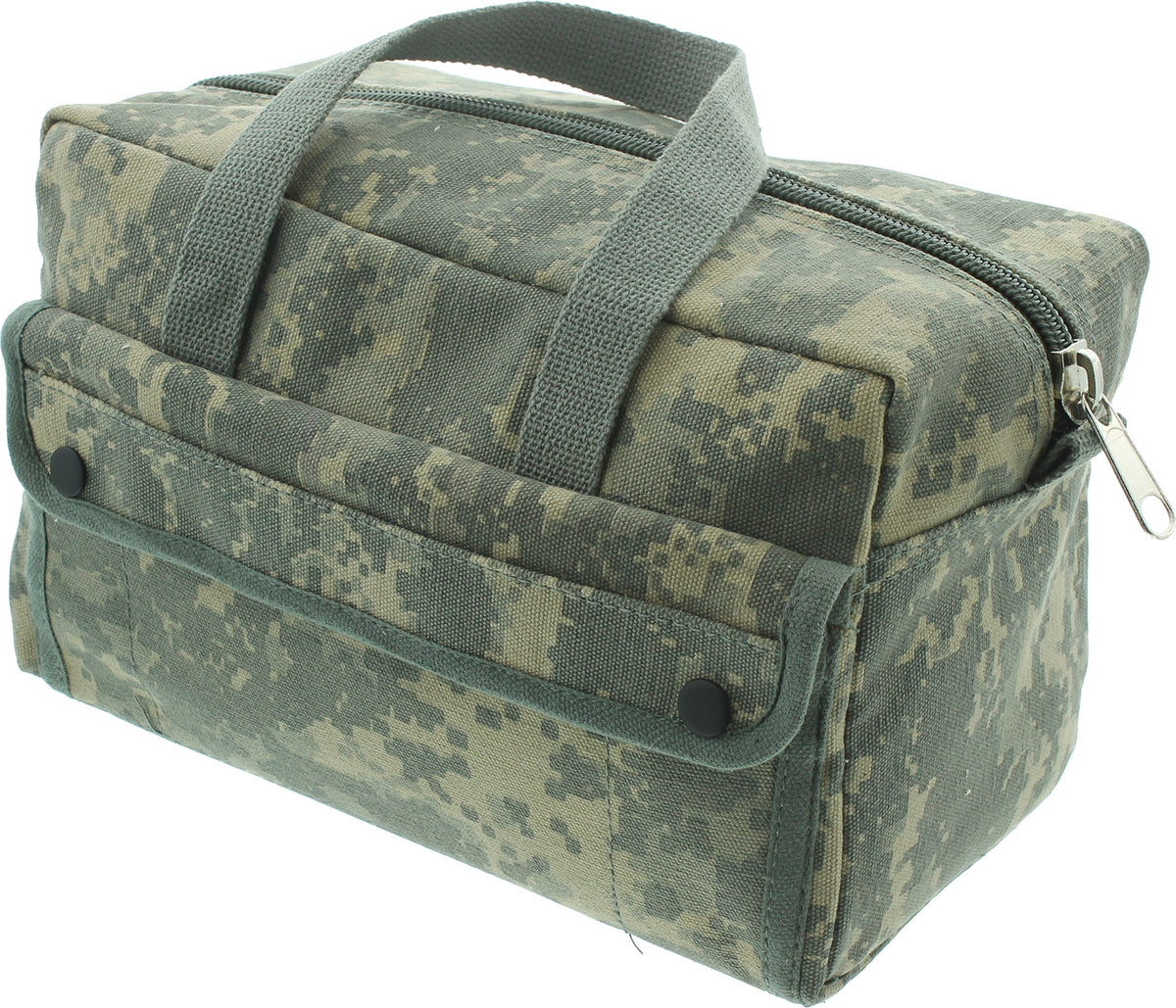 Heavy Duty Cotton Canvas Tool Bag - Military Field Carry Bag - General Purpose Storage Bag