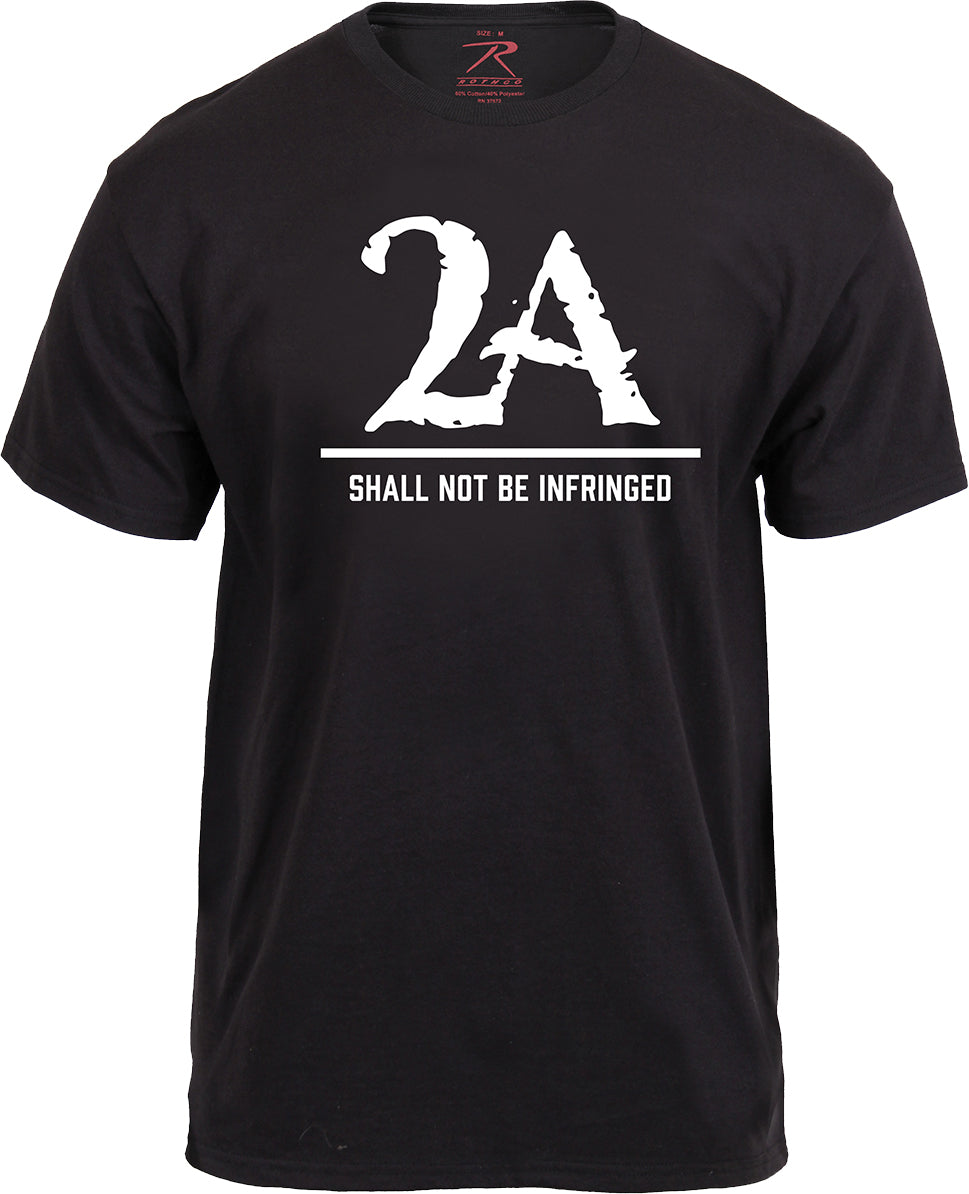 Black - Second Amendment 2A Shall Not Be Infringed T-Shirt
