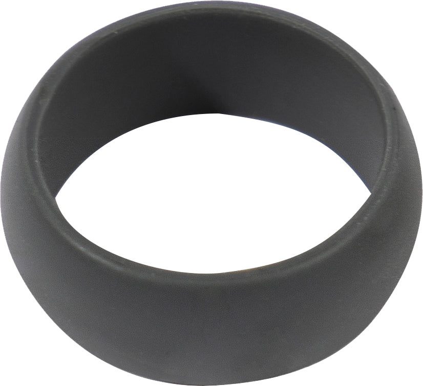 Grey - Silicone Ring Durable Non Conductive Comfortable Wedding Band