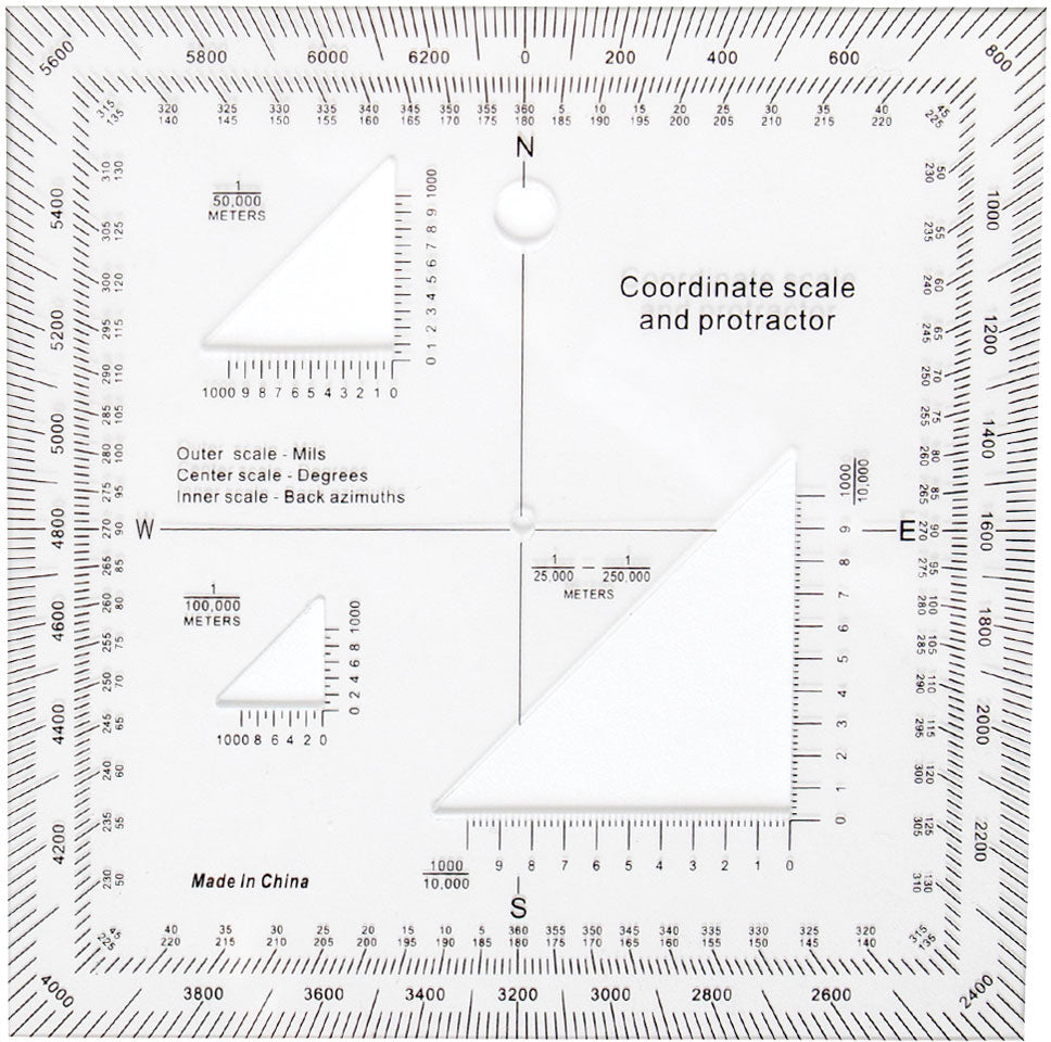 Coordinate Scale Protractor