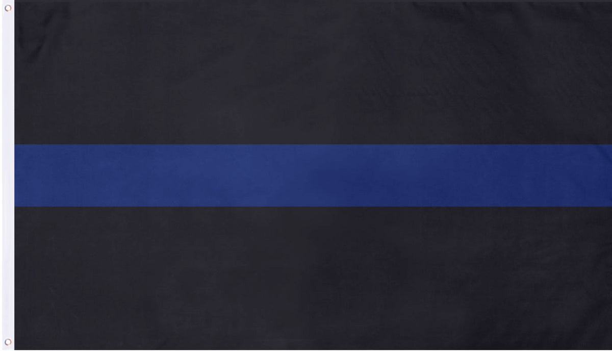 Thin Blue Line Deluxe TBL USA Support Police Outdoors Flag, 3' x 5'