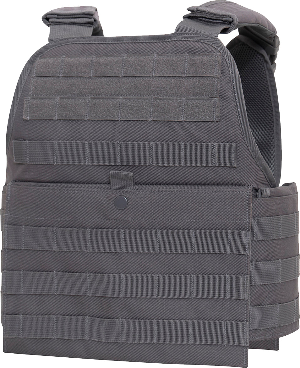 Tactical Plate Carrier Vest Assault Military Combat MOLLE Modular Adjustable