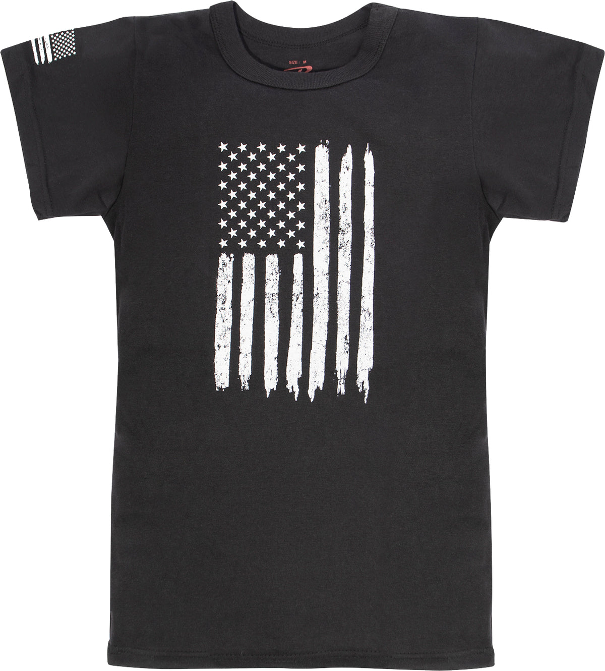 Black Kids US Flag T-Shirt