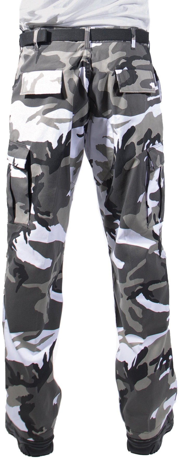 City Camo - Tactical BDU Pants Cargo Fatigues - Poly/Cotton - Zipper Fly - Relaxed Fit