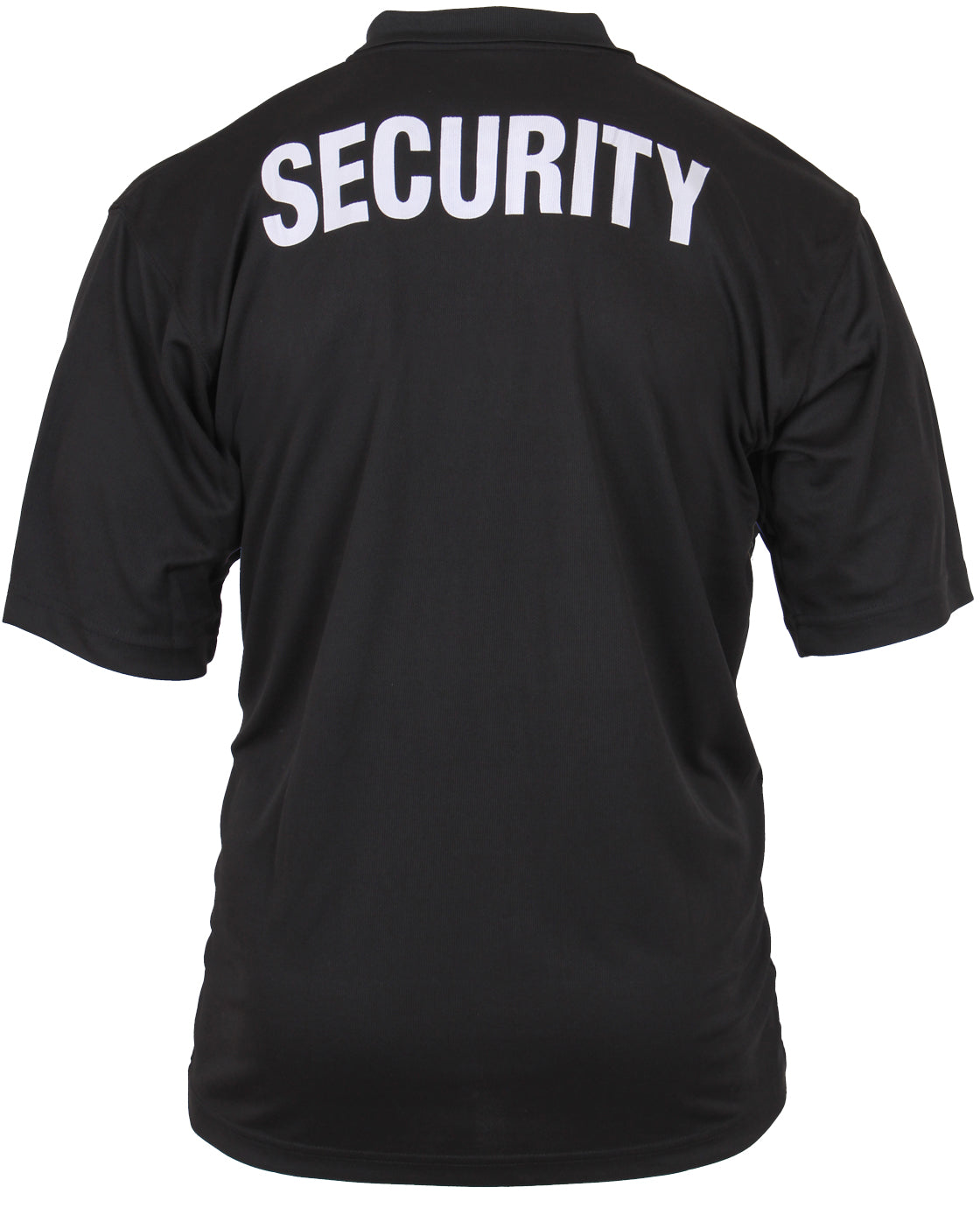 Black - SECURITY Moisture Wicking Golf Shirt