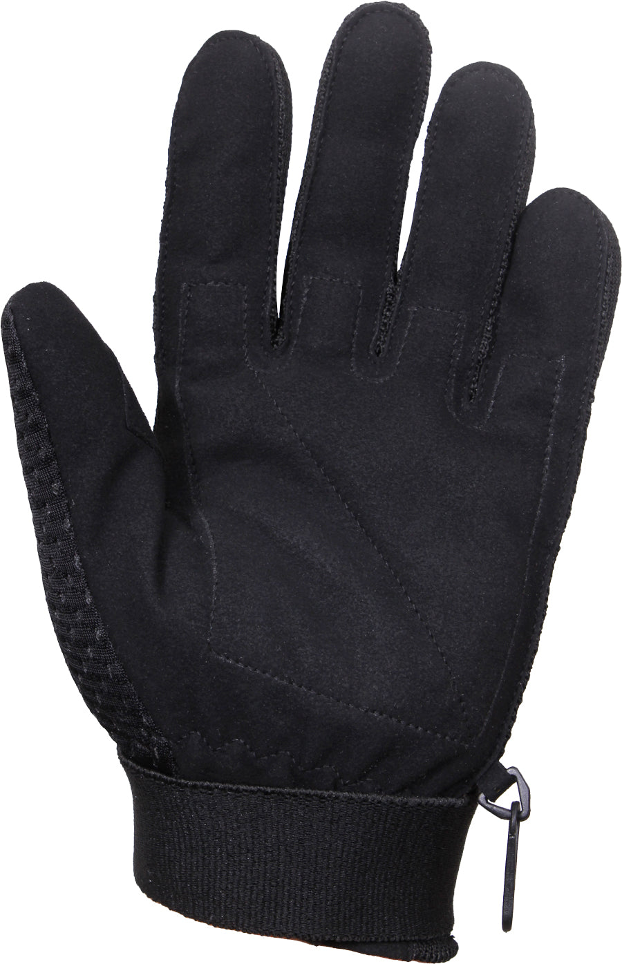 Black Armored Hard Back Tactical Gloves