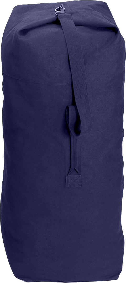 Navy Blue - Heavyweight Top Load Canvas Duffle Bag 21" x 36"