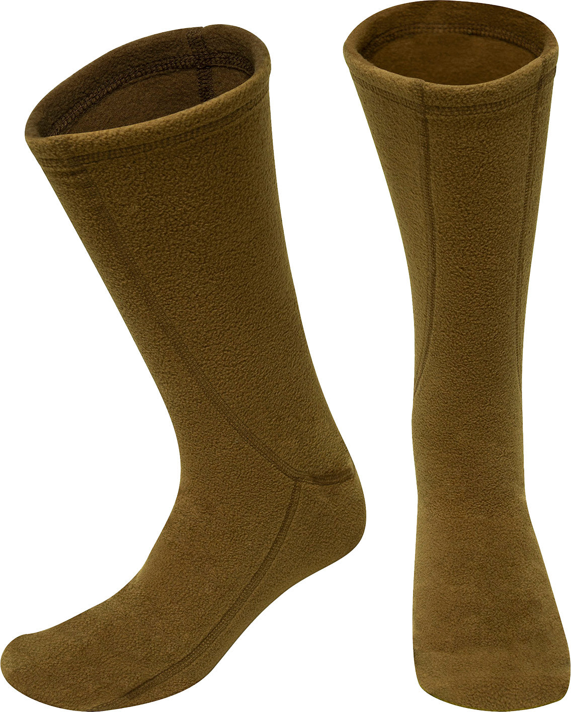 Coyote Brown Polar Fleece Boot Liners