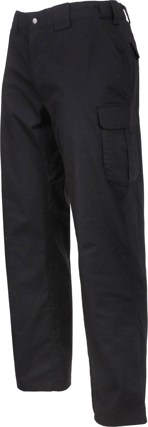 Black - Tactical 10-8 Lightweight Field Pants - Poly Cotton Spandex Rip-Stop - Zipper Fly
