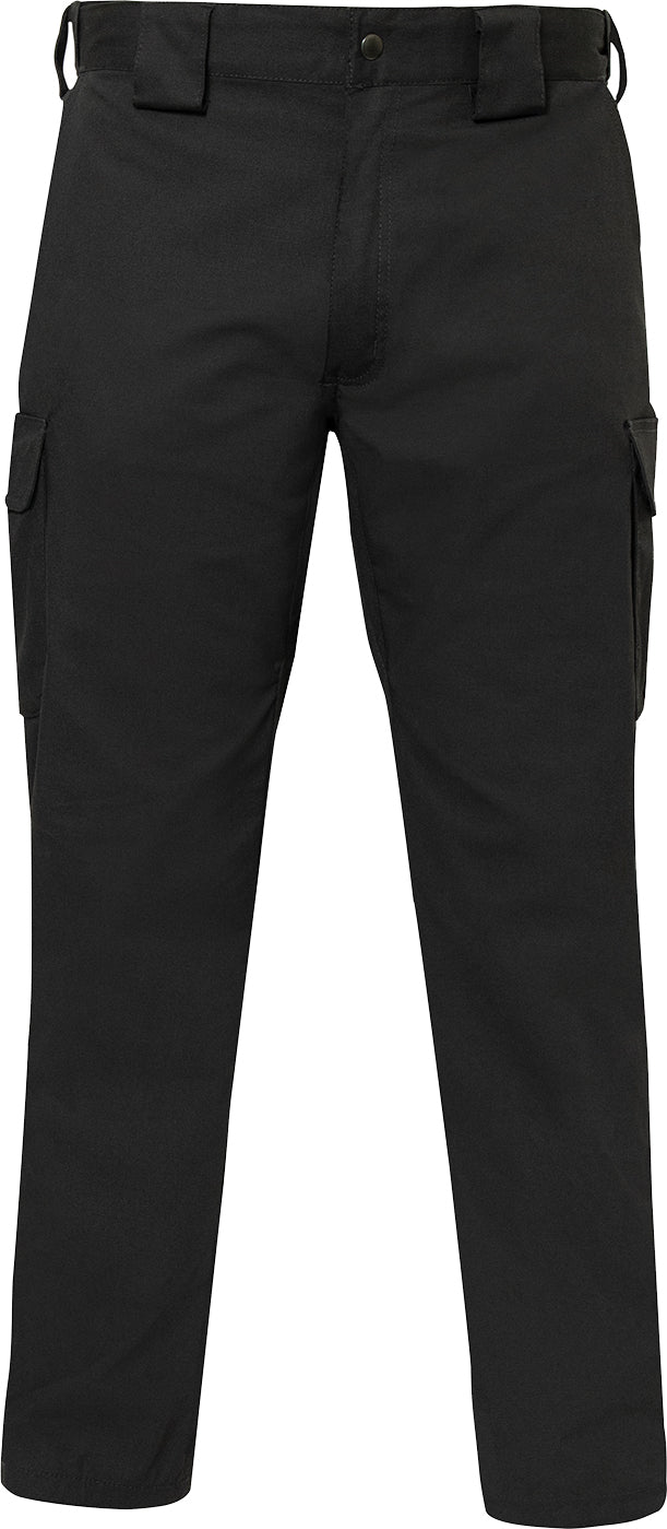Black - Tactical 10-8 Lightweight Field Pants - Poly Cotton Spandex Rip-Stop - Zipper Fly