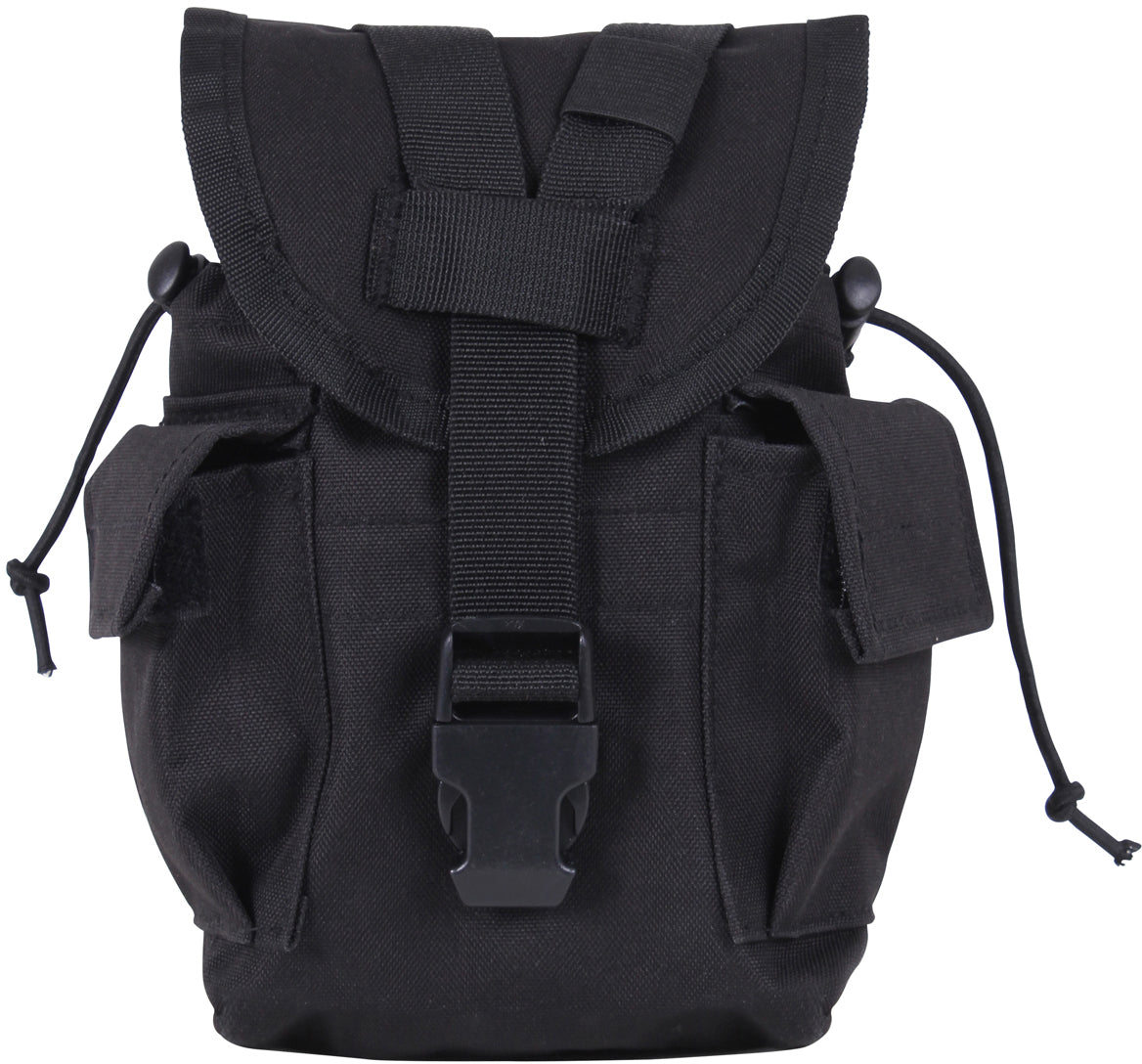 Black - MOLLE II Canteen & Utility Pouch