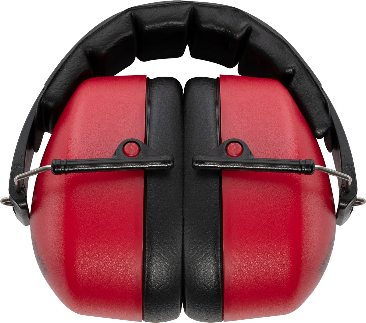Red Folding Noise Reduction Ear Muffs Shooting Protection