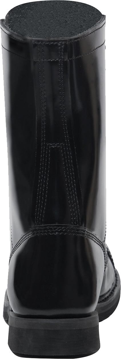 Black Leather Jump Boot - 10 Inch