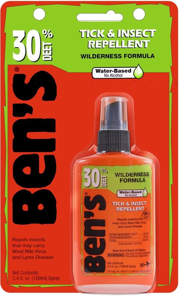 Ben's - 30% Deet Tick & Insect Repellent Spray Pump 3.4 oz