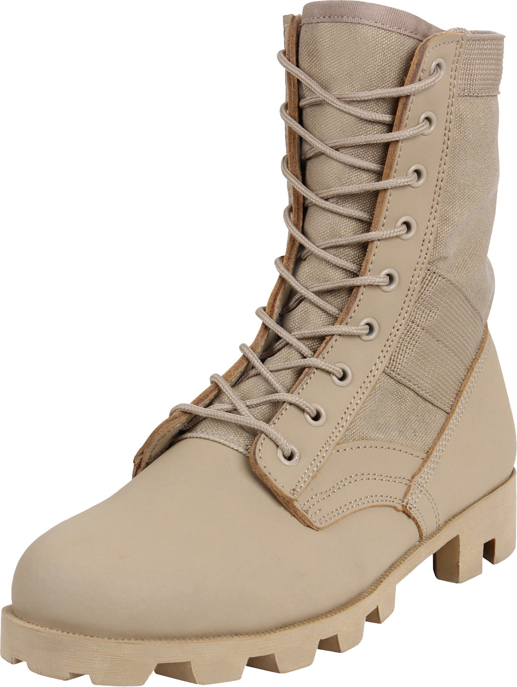 Desert Tan - Vietnam Style Jungle Boots Tactical Combat Military Hiking Outdoor Panama Sole